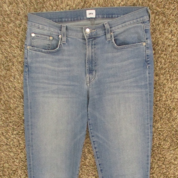 Edwin Jeans Women's 29 Light Wash Bree Straight Leg High Rise Stretch Denim - Picture 3 of 8